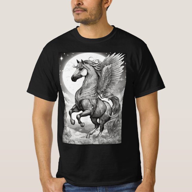 T - Shirt von Balck und Weißpferd (Vorderseite)