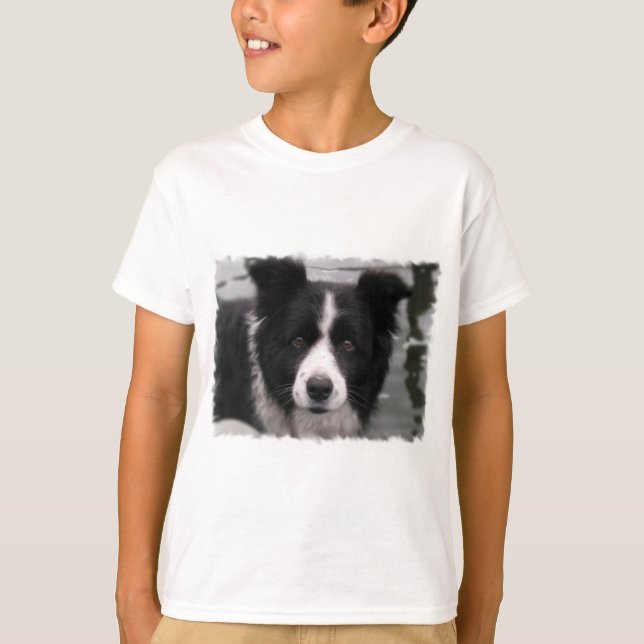 T - Shirt von Border Collie Kid (Vorderseite)