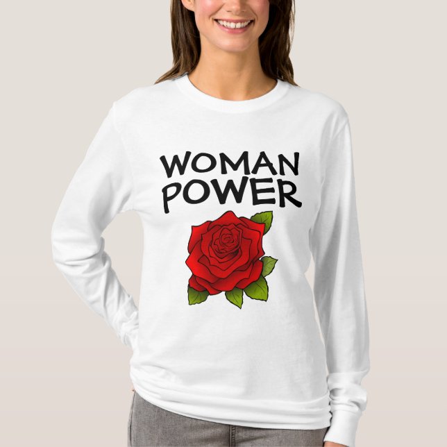 T - SHIRT VON FRAU POWER (Vorderseite)