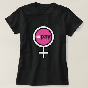 T - Shirt von Frauen mit gleichem Entgelt