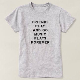 T - Shirt von Freundinnen und Musikkonzerten