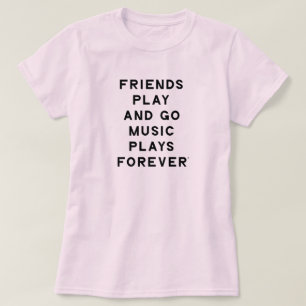 T - Shirt von Freundinnen und Musikkonzerten