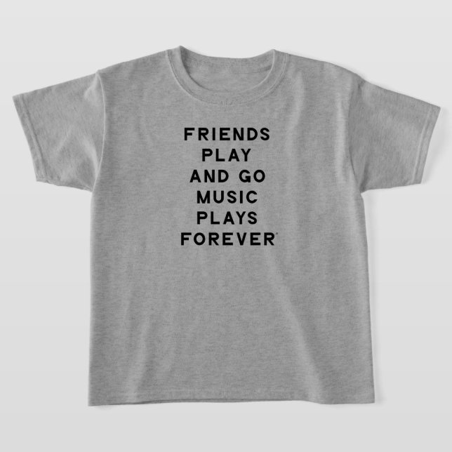 T - Shirt von Friends and Music Quote Girls (Ablage )