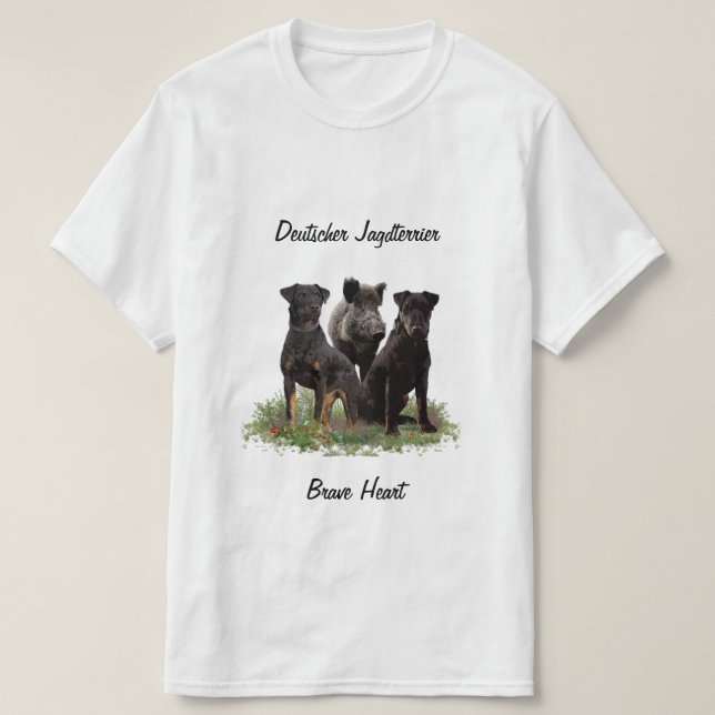 T - Shirt von German Hunting Terrier (Design vorne)