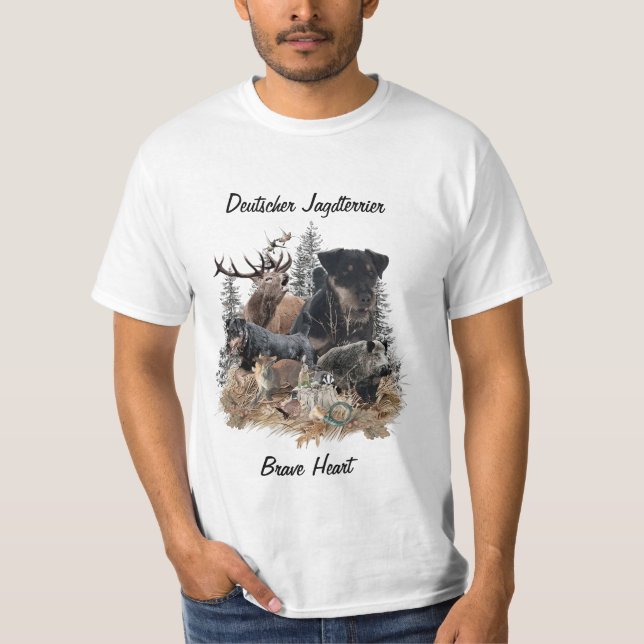 T - Shirt von German Hunting Terrier (Vorderseite)