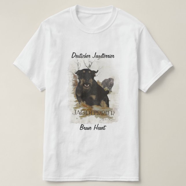 T - Shirt von German Hunting Terrier (Design vorne)