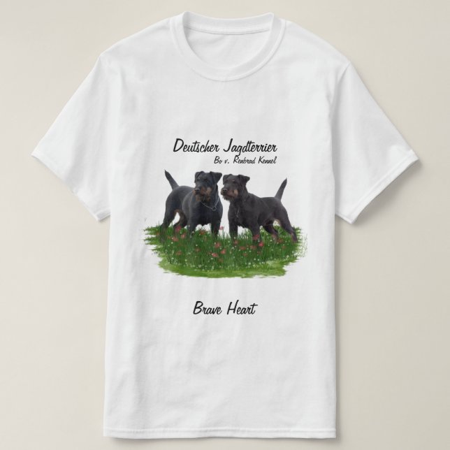 T - Shirt von German Hunting Terrier (Design vorne)