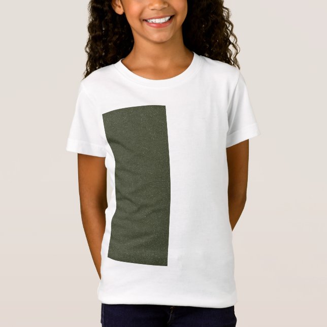 T - Shirt von Kindern - grün strukturierter Seiten (Vorderseite)