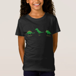 T - Shirt von Kindern mit Dinosauriern