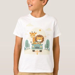 T - Shirt von Kindern mit Niedlichen Cartoon Tiere