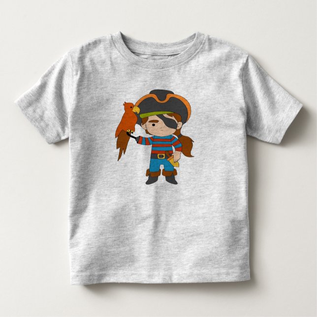 T - Shirt von Kleinkindern - Piraten (Vorderseite)