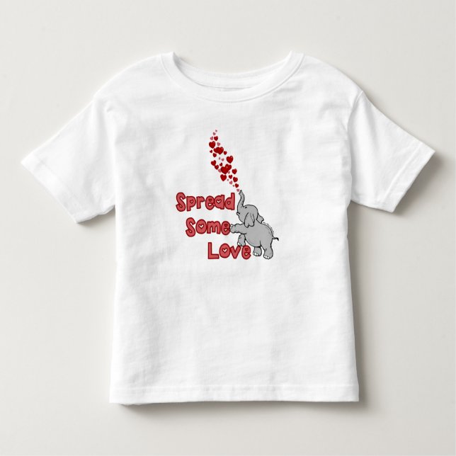 T - Shirt von Kleinkindern - Verbreitung einiger L (Vorderseite)
