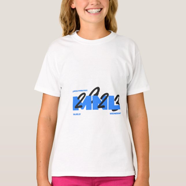 T - Shirt von Mädchen (Vorderseite)
