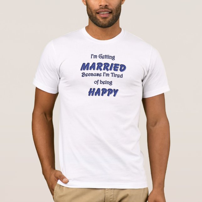 T - Shirt von Männern - Junggeselle (Vorderseite)
