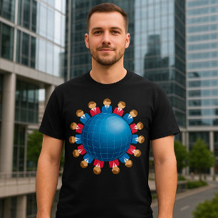 T - Shirt von Männern und Frauen in der globalen W