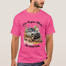 T - Shirt von Off-road Car Adventure