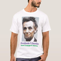 T - Shirt von Präsident Abraham Lincoln im Jahr 18