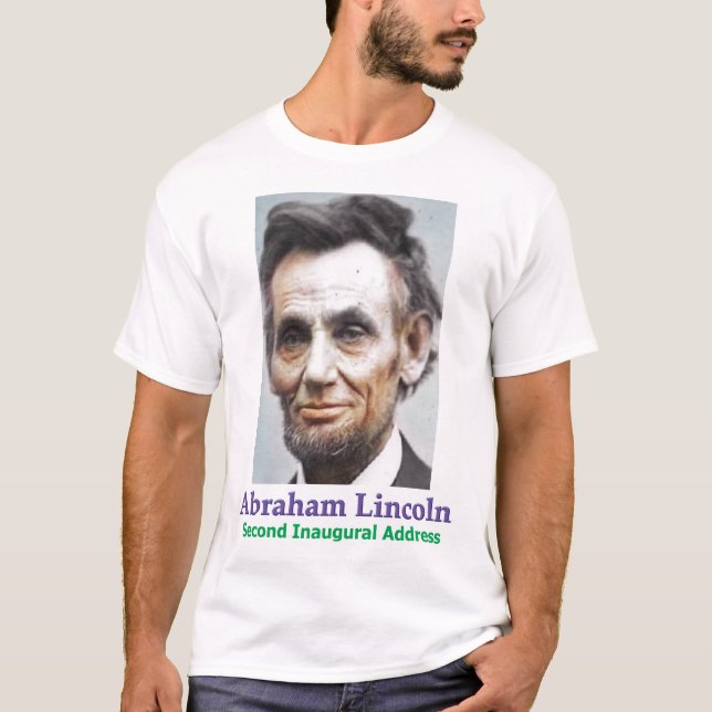 T - Shirt von Präsident Abraham Lincoln im Jahr 18 (Vorderseite)