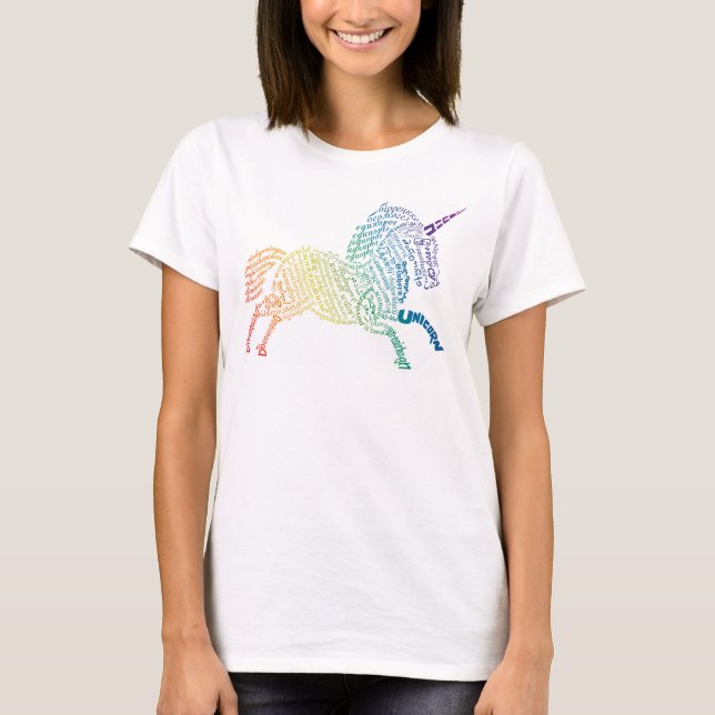 T - Shirt von Rainbow Unicorn (Vorderseite)