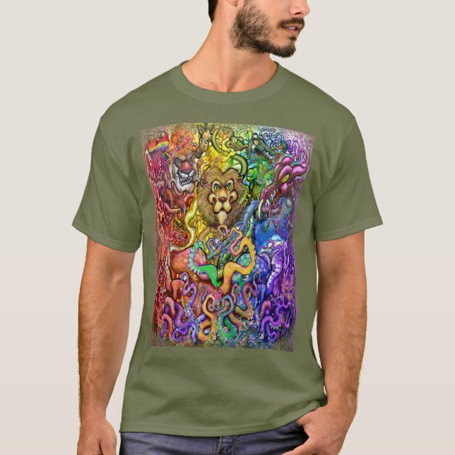 T - Shirt von Tieren (Vorderseite)