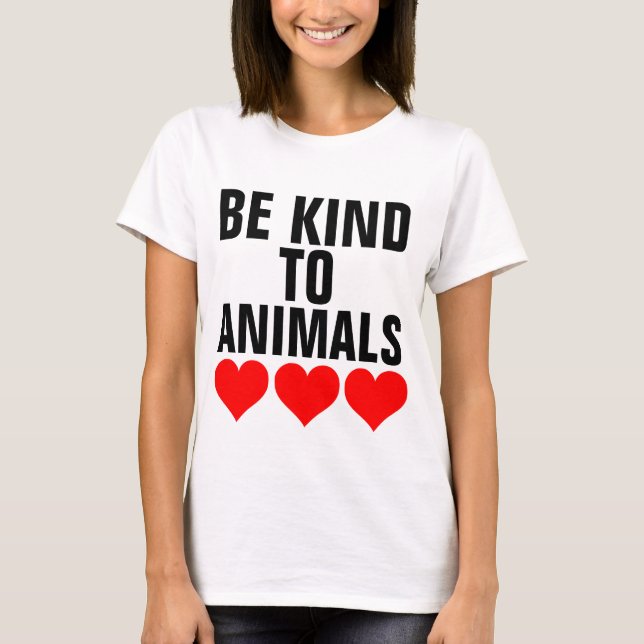 T - SHIRT VON TIEREN (Vorderseite)