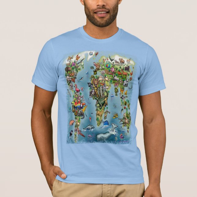 T - Shirt von Tieren (Vorderseite)