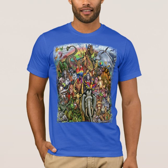 T - Shirt von Tieren (Vorderseite)