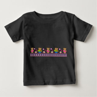 T - Shirt von Tieren mit Bären und Punkten