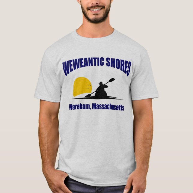 T-Shirt von weweantic Fluss in wareham Mass. (Vorderseite)