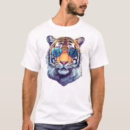 T - Shirt von White Editable Man mit TIGER 🐯