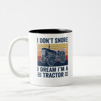 T - Shirt von Zugmaschinen der Liebe Zweifarbige Tasse