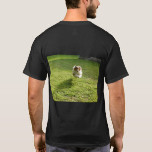 T Shirt vorne und hinten Sheltie-Bild