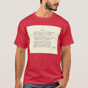 T - Shirt Voyelles (Rimbaud)