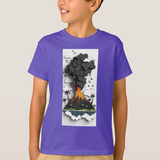 T-Shirt Vulkan (Vorderseite)