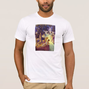 T - Shirt:  Wasserfall - durch Maxfield Parrish T-Shirt
