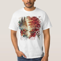 T - Shirt Wasserfarbene Natur