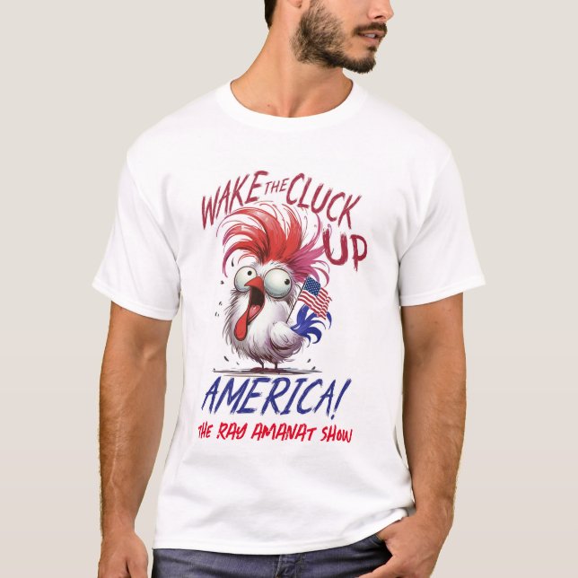 T - Shirt "Weck den Klang nach Amerika" der Männer (Vorderseite)
