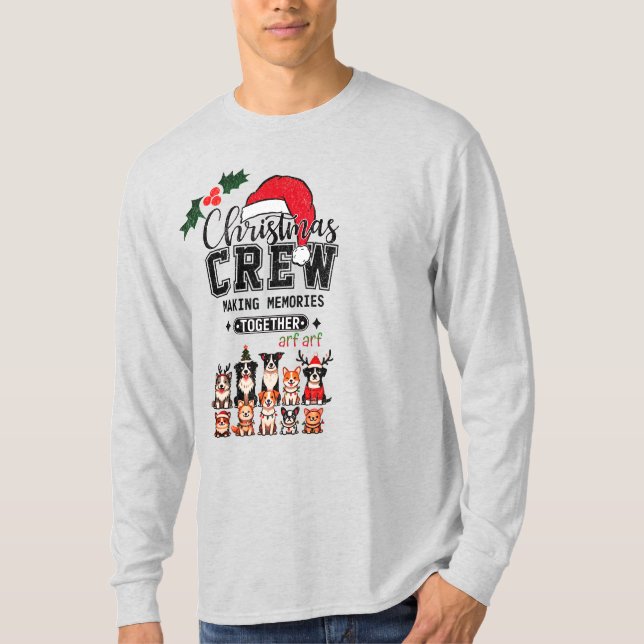 T - Shirt Weihnachten Crew Männer (Vorderseite)