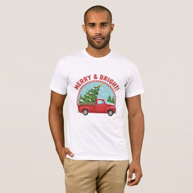 T-Shirt Weihnachts-LKW (Vorne ganz)