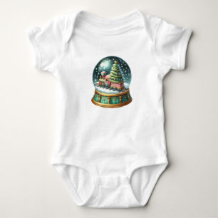 T-Shirt-Weihnachtszug-T-Shirt für Kinder Baby Strampler