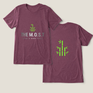T-Shirt (Weinrot lebendig) Tri-Blend Shirt