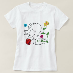 T-Shirt 'Weit mehr als Rubine'