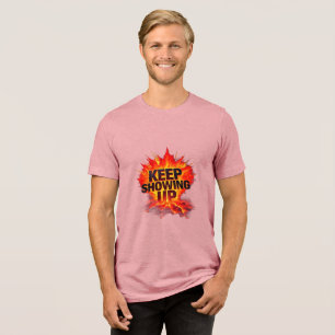 T-Shirt 'Weiter Dranbleiben' Galactic Pathways M Tri-Blend Shirt