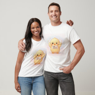 T-Shirt 'Weiter so, süße Hühnchen'