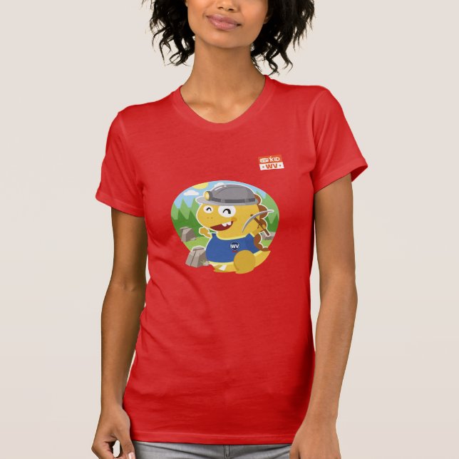 T - Shirt West Virginia VIPKID (orange) (Vorderseite)