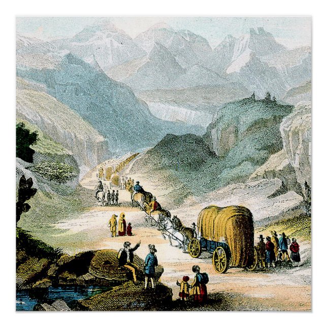 T-SHIRT Westward Ho Poster (Vorderseite)