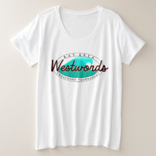 T - Shirt Westwörter (Frauen plus Größe)