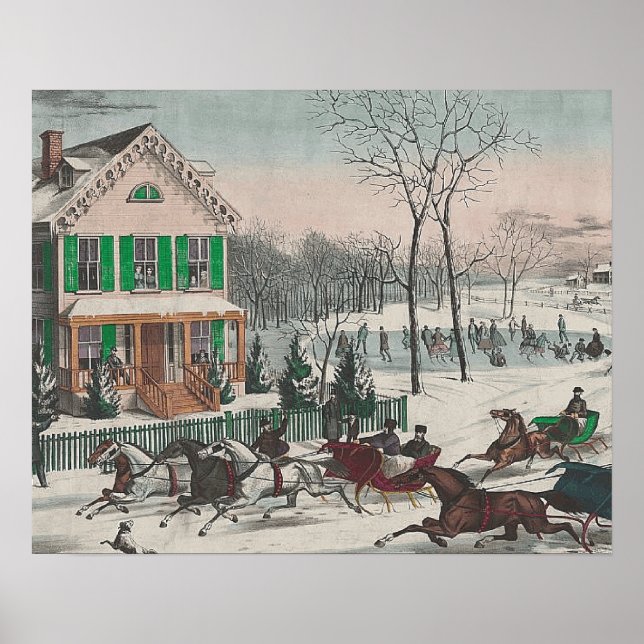 T-SHIRT Winter Poetry Poster (Vorne)