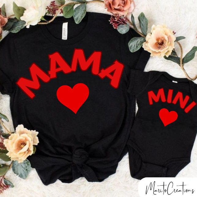T-shirt with phrase MAMA, Mother's Day (Von Creator hochgeladen)
