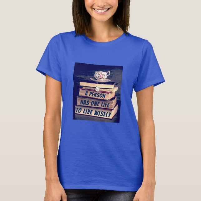 T - Shirt "Wkluge Live-Übertragung" (v2 dunkel) (Vorderseite)